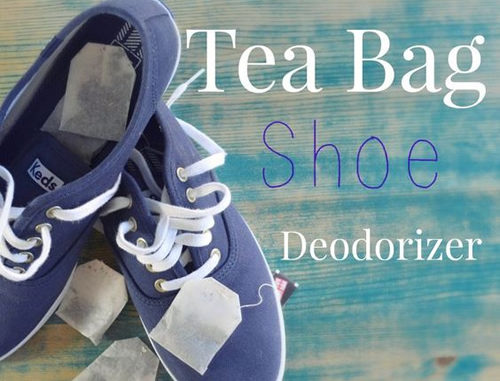 Homemade Tea Bag Shoe Deodorizer