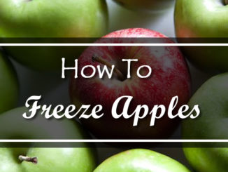 How To Freeze Apples