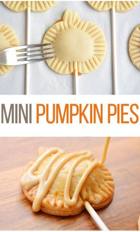 Mini Pumpkin Pie Pops Recipe