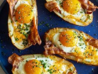 Twice Baked Breakfast Potatoes Recipe