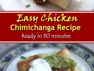 Easy Chicken Chimichanga Recipe