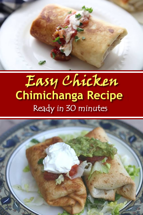 Easy Chicken Chimichanga Recipe