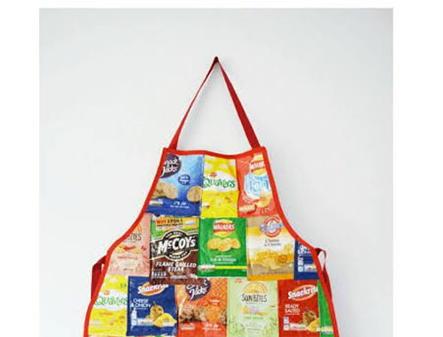 DIY Crisp Packet Apron