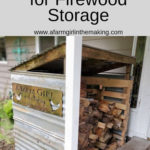 DIy Firewood Storage Box