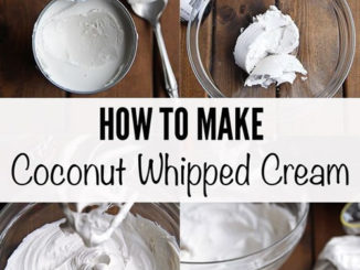 Homemade Coconut Whipped Cream