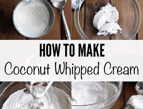 Homemade Coconut Whipped Cream