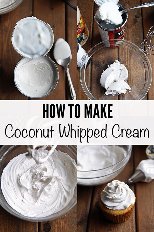 Homemade Coconut Whipped Cream