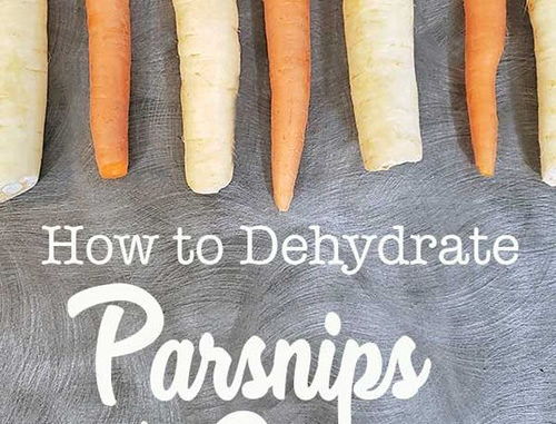 How To Dehydrate Parsnips