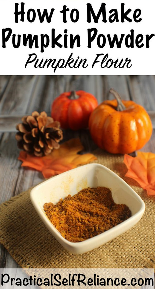 How To Make Pumpkin Powder