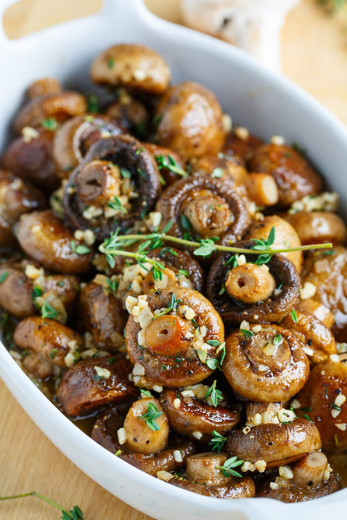 Roasted Mushrooms In A Browned Butter Recipe