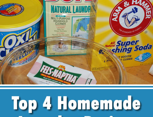 Top 4 Laundry Solutions Recipes