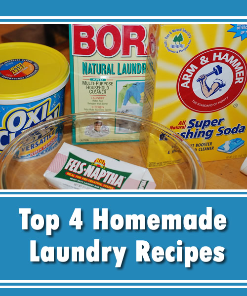 Top 4 Laundry Solutions Recipes