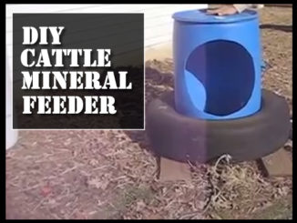 DIY Cattle Mineral Feeder