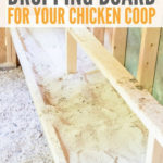 DIY Chicken Coop Poop Board