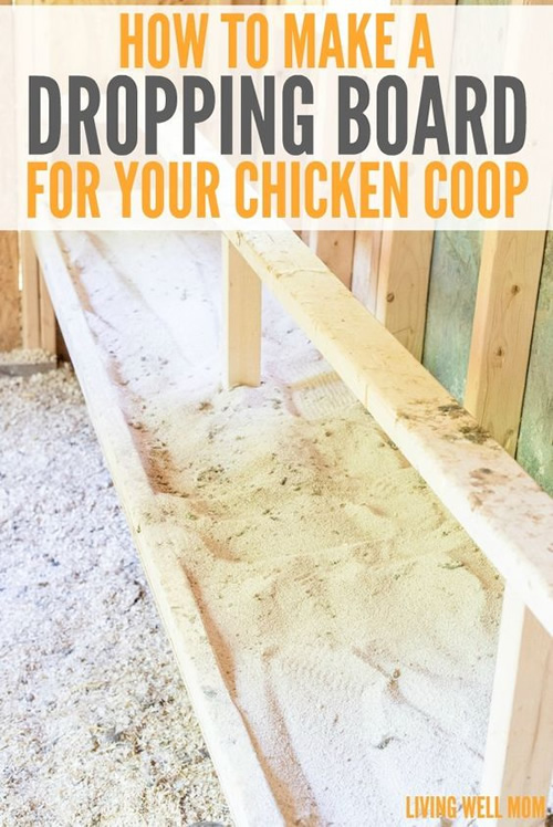 DIY Chicken Coop Poop Board