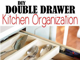 DIY Kitchen Double Layer Drawer