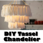DIY Tassel Chandelier
