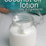 Homemade Coconut Oil Lotion Recipe
