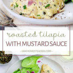 Roasted Tilapia With Mustard Sauce Recipe