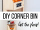 DIY Corner Vegetable Storage Bin