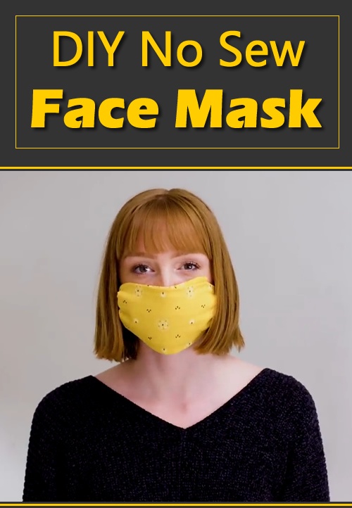 DIY No Sew Face Mask
