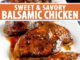 Sweet & Savory Balsamic Chicken Recipe