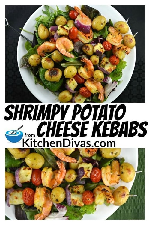 Shrimpy Potato Cheese Kebabs
