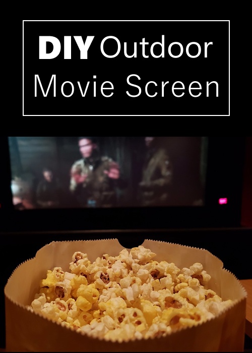 DIY Outdoor Movie Screen