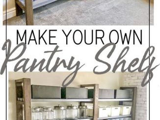 DIY Pantry Shelf Plans