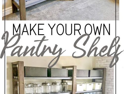 DIY Pantry Shelf Plans