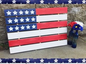 DIY Wood Pallet American Flag