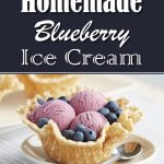 Homemade Blueberry Ice Cream Recipe
