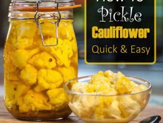 Quick Pickled Cauliflower Recipe