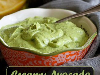 Creamy Avocado Dressing Recipe