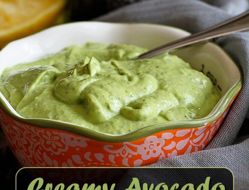 Creamy Avocado Dressing Recipe