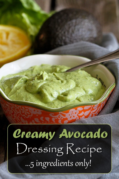 Creamy Avocado Dressing Recipe