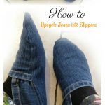 DIY Old Jeans Slippers