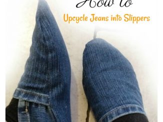DIY Old Jeans Slippers