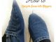 DIY Old Jeans Slippers