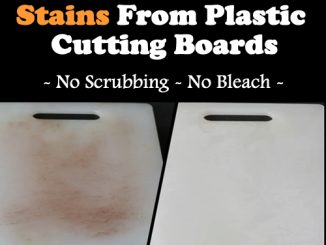 How To Remove Stains From Plastic Cutting Boards