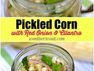 Pickled Corn With Red Onions & Cilantro