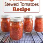 Canning Stewed Tomatoes Recipe
