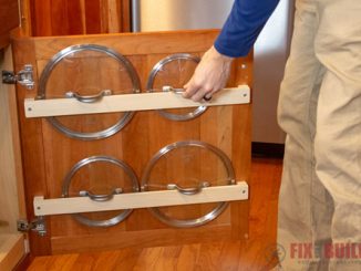 DIY Pot Lid Holder Plans