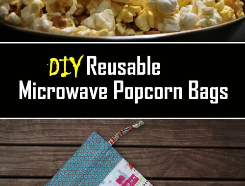 DIY Reusable Microwave Popcorn Bags