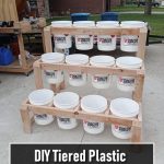 DIY Tiered Plastic Bucket Raised Garden