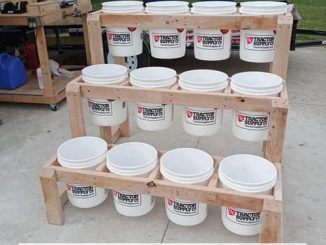 DIY Tiered Plastic Bucket Raised Garden