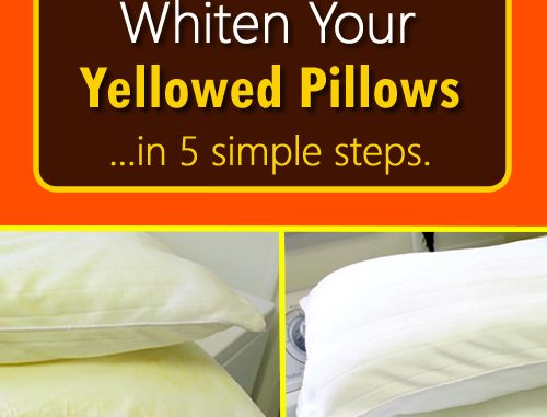 How To Wash & Whiten Yellowed Pillows