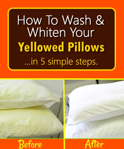 How To Wash & Whiten Yellowed Pillows