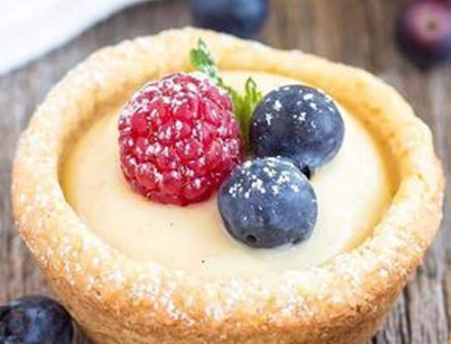 Vanilla Custard Cookie Cups Recipe