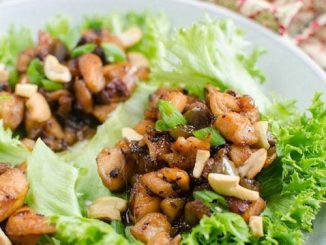 Cashew Chicken Lettuce Wraps